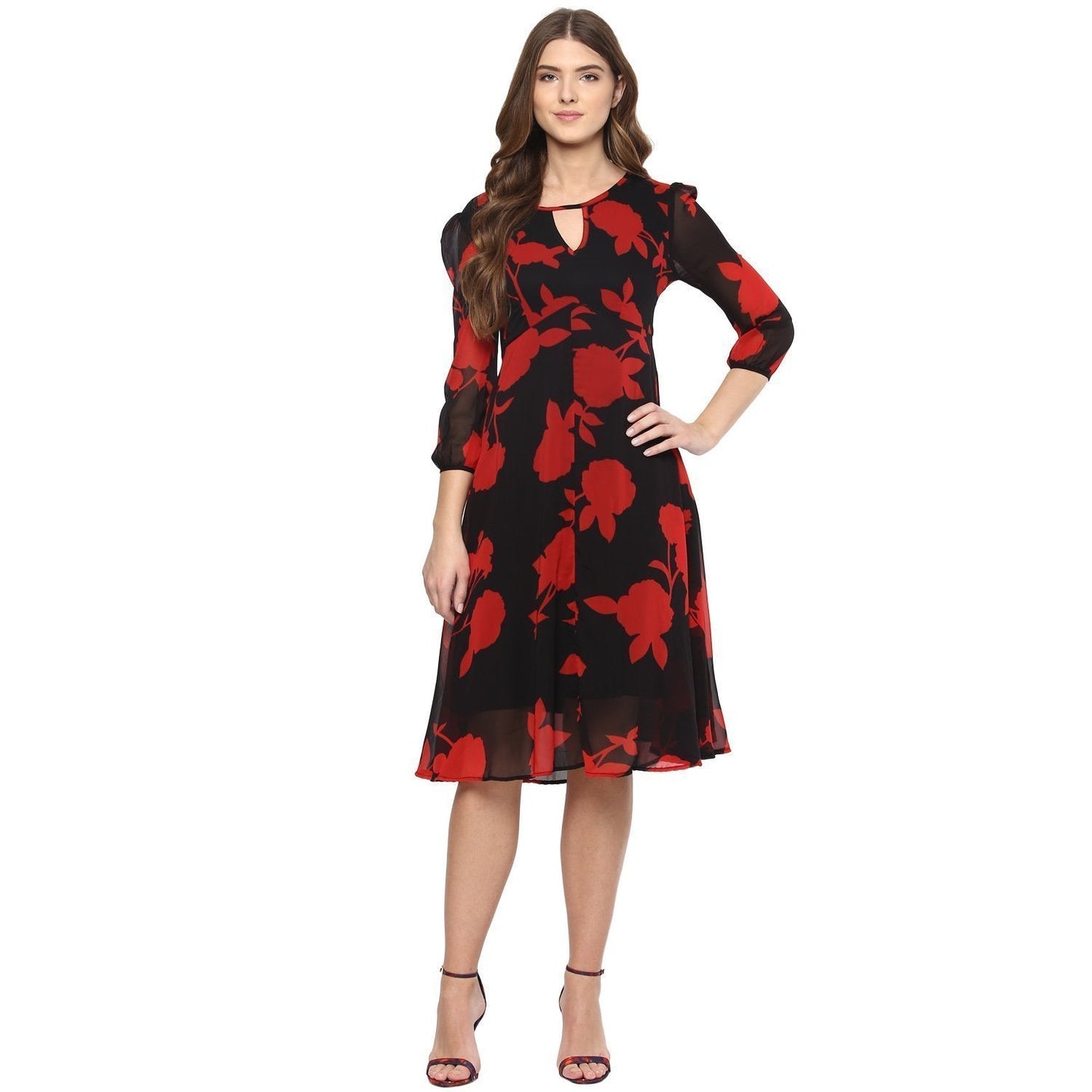 Robe longue au genou 2
