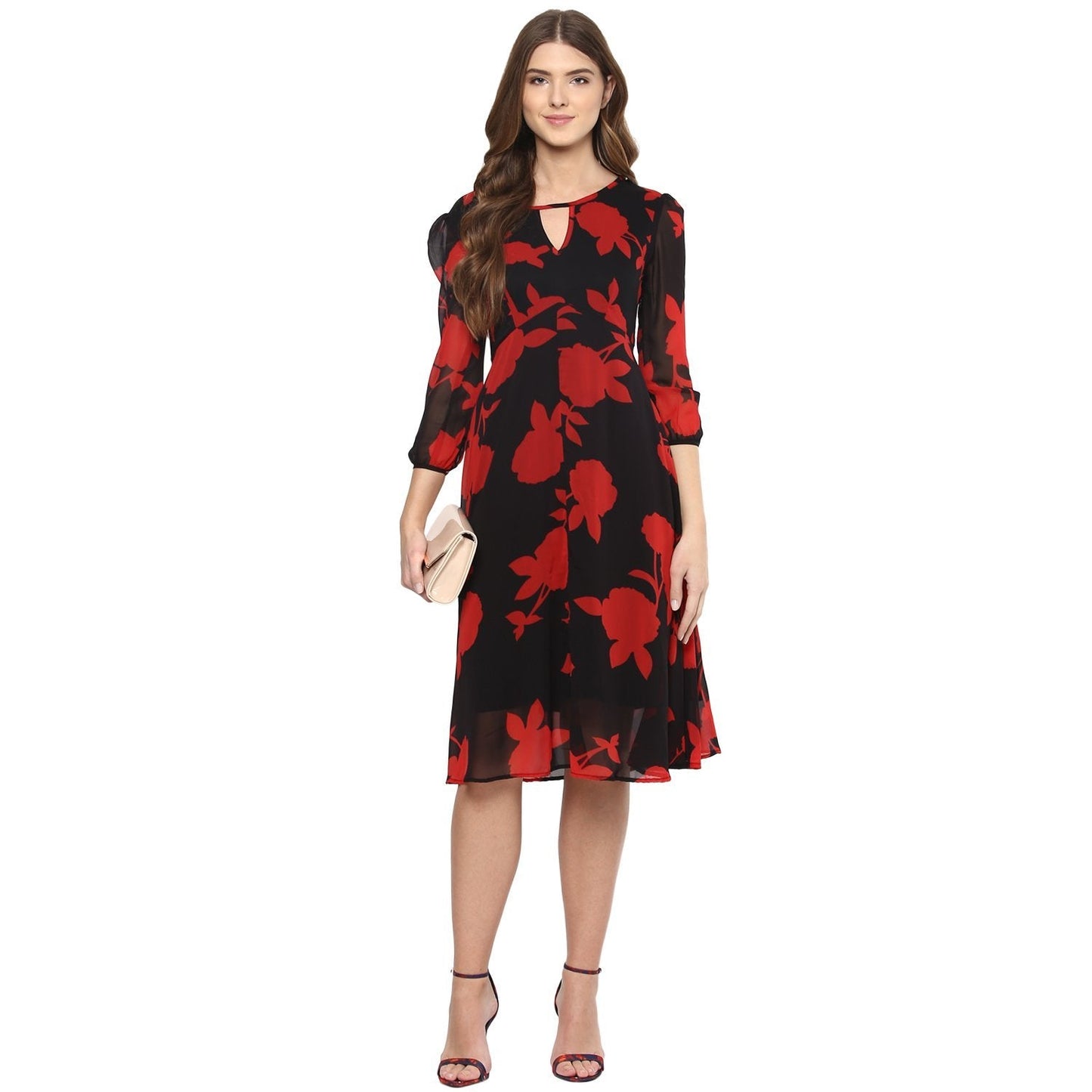 Robe longue au genou 2