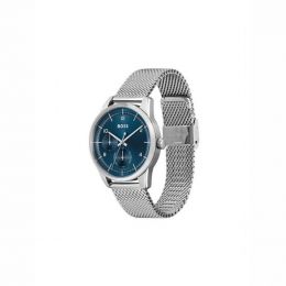 Round Blue Watch