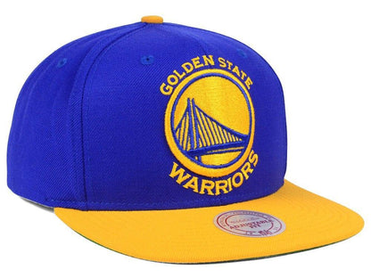 Casquette Snapback avec logo NBA XL des Golden State Warriors Mitchell &amp; Ness