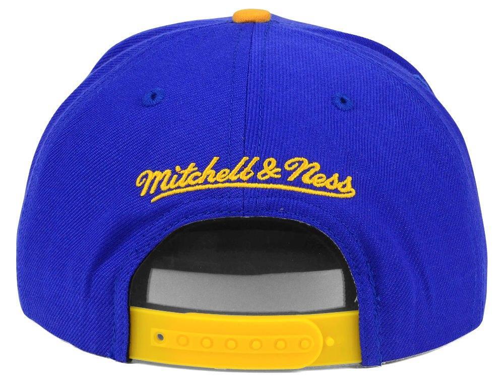 Casquette Snapback avec logo NBA XL des Golden State Warriors Mitchell &amp; Ness