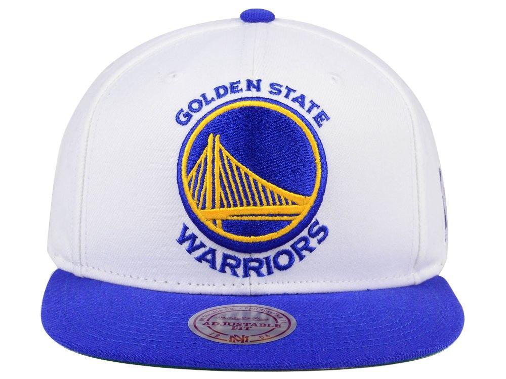 Casquette Snapback avec logo NBA XL des Golden State Warriors Mitchell &amp; Ness