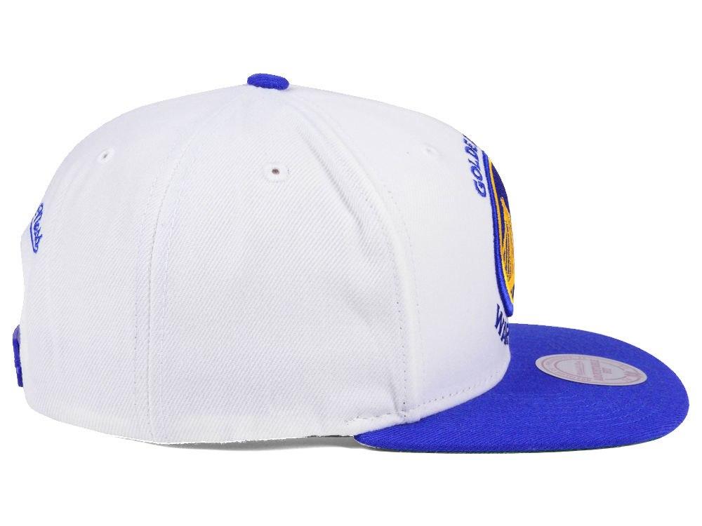 Casquette Snapback avec logo NBA XL des Golden State Warriors Mitchell &amp; Ness